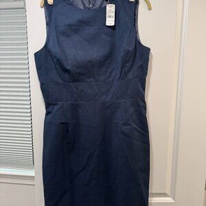 NWT Brooks Brothers sleeveless above the knee dress with Gold buttons Size 12